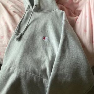 Gray champion hoodie